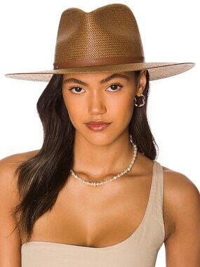 Janessa Leone Sherman Straw Hat